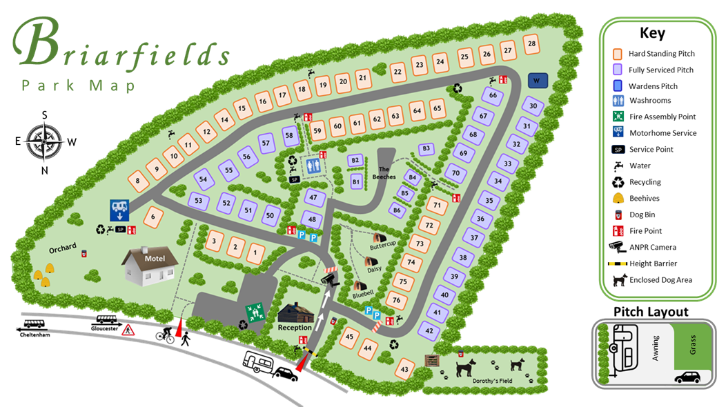 Briarfields Park Map